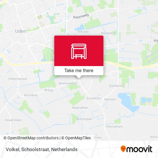 Volkel, Schoolstraat map