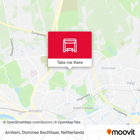 Arnhem, Dominee Bechtlaan map