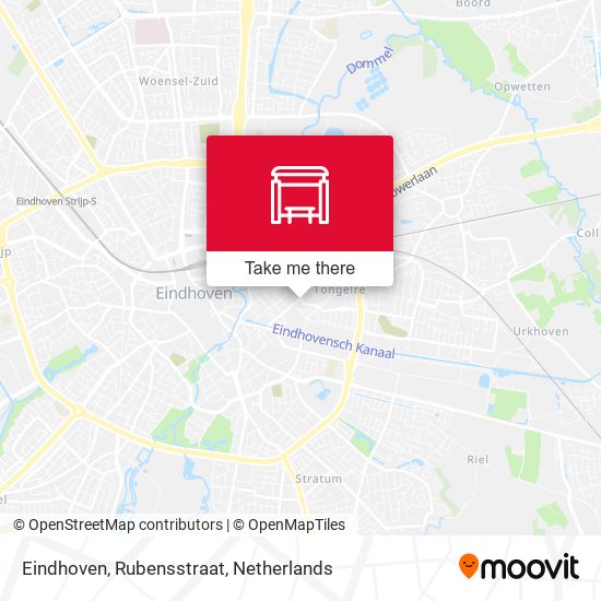 Eindhoven, Rubensstraat map