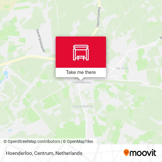 Hoenderloo, Centrum map
