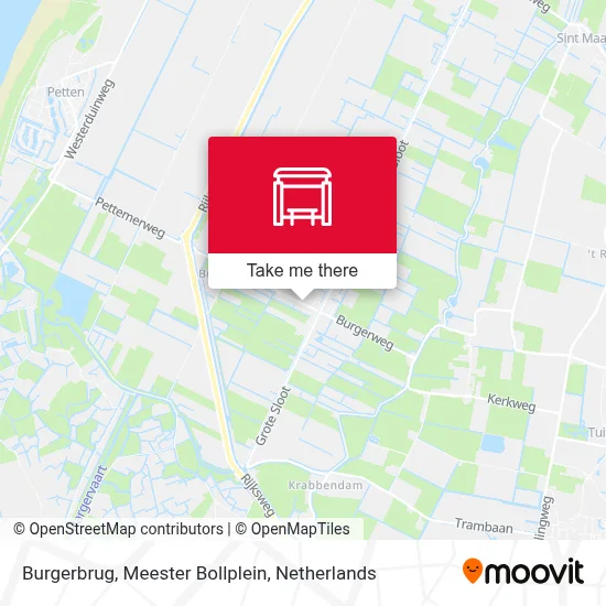 Burgerbrug, Meester Bollplein map