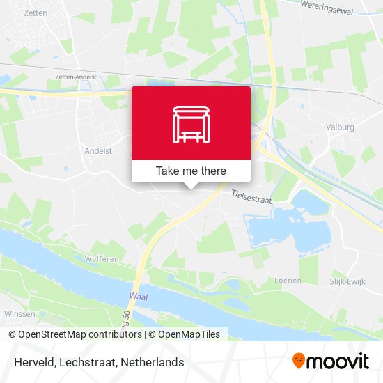 Herveld, Lechstraat map