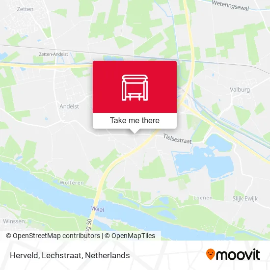 Herveld, Lechstraat map