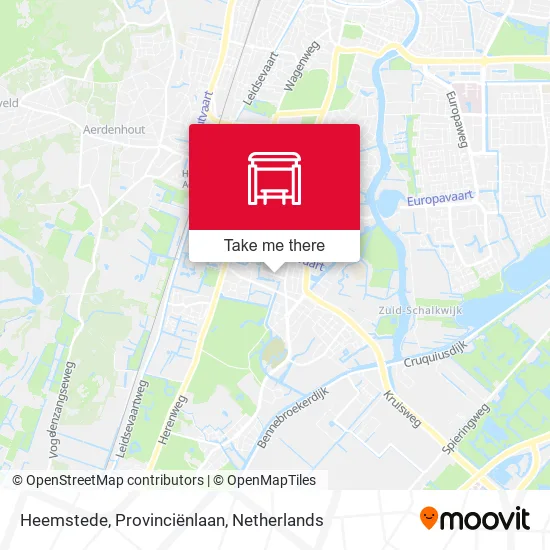 Heemstede, Provinciënlaan map