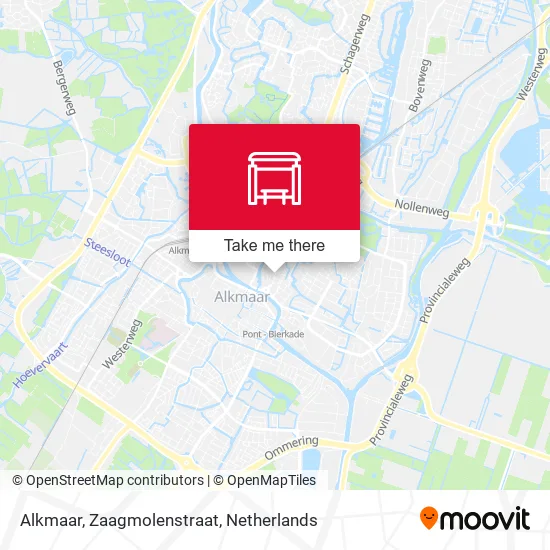 Alkmaar, Zaagmolenstraat map