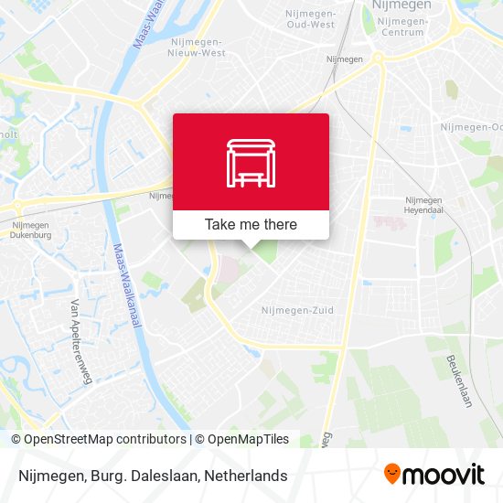 Nijmegen, Burg. Daleslaan map