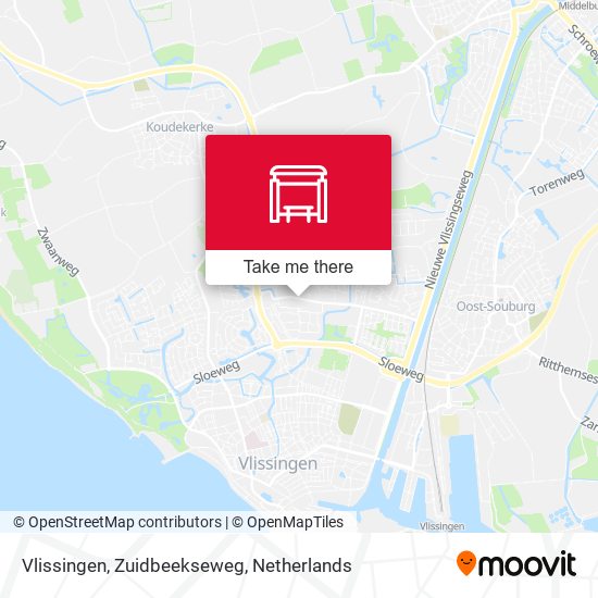 Vlissingen, Zuidbeekseweg map