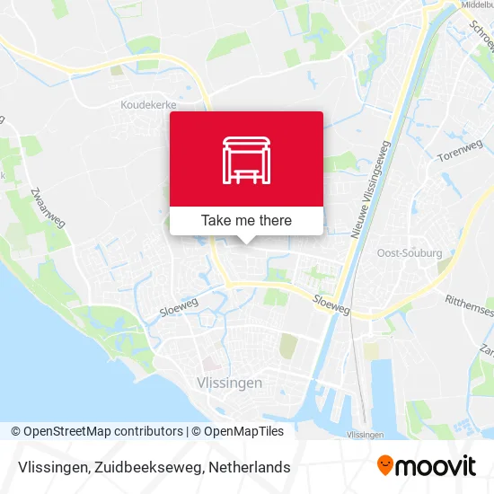 Vlissingen, Zuidbeekseweg map