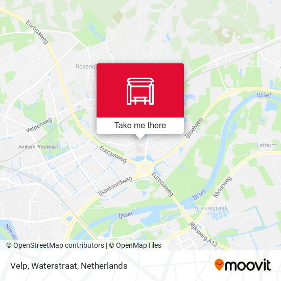 Velp, Waterstraat map