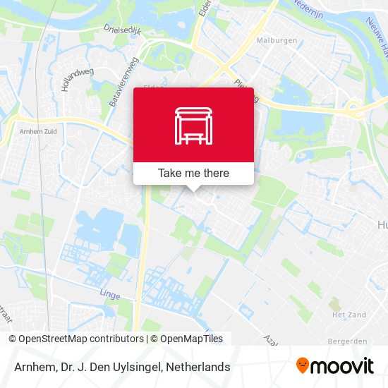 Arnhem, Dr. J. Den Uylsingel map