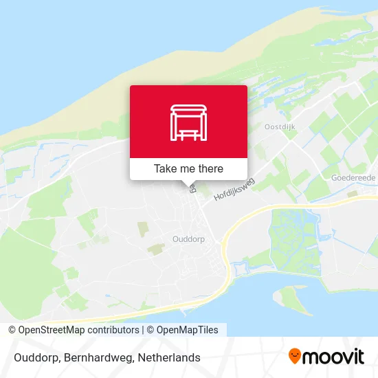 Ouddorp, Bernhardweg map