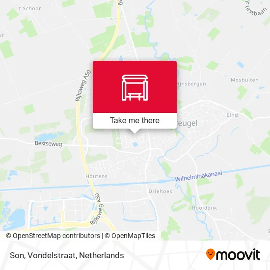 Son, Vondelstraat map