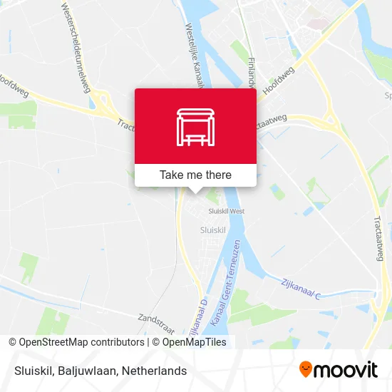 Sluiskil, Baljuwlaan map