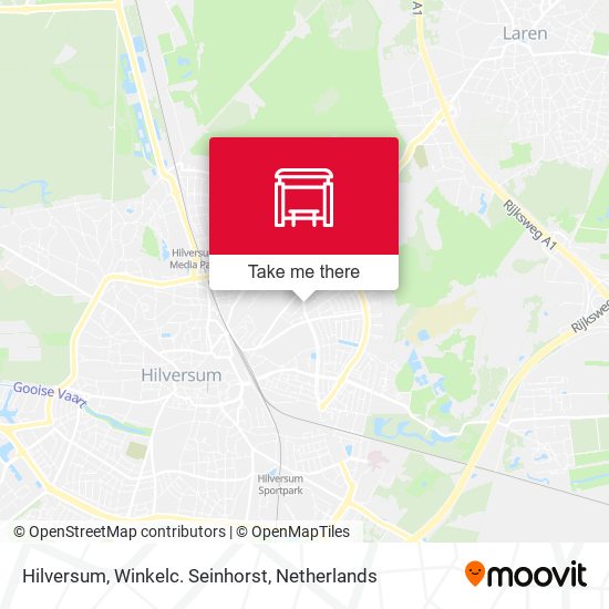 Hilversum, Winkelc. Seinhorst map