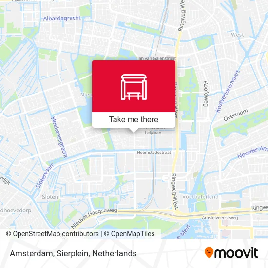 Amsterdam, Sierplein map