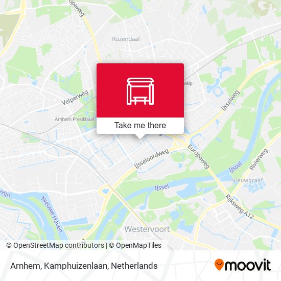 Arnhem, Kamphuizenlaan map