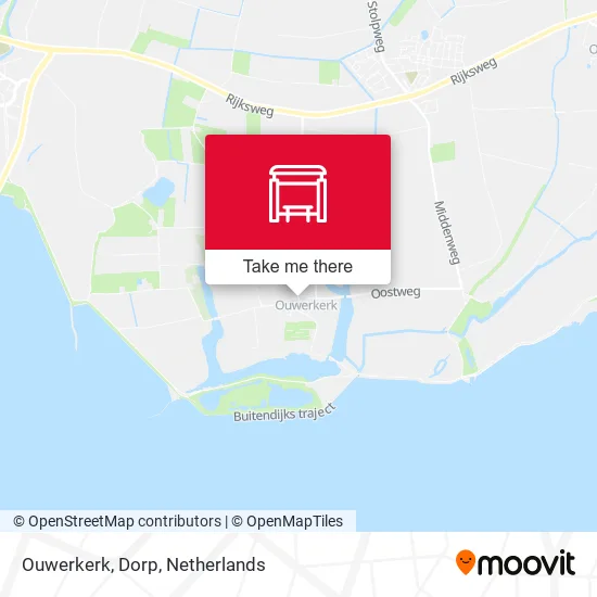 Ouwerkerk, Dorp map