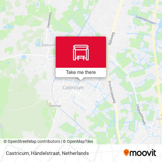Castricum, Händelstraat map
