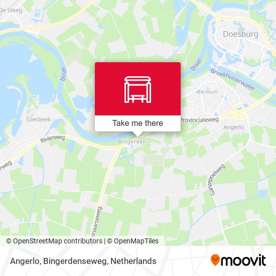 Angerlo, Bingerdenseweg map