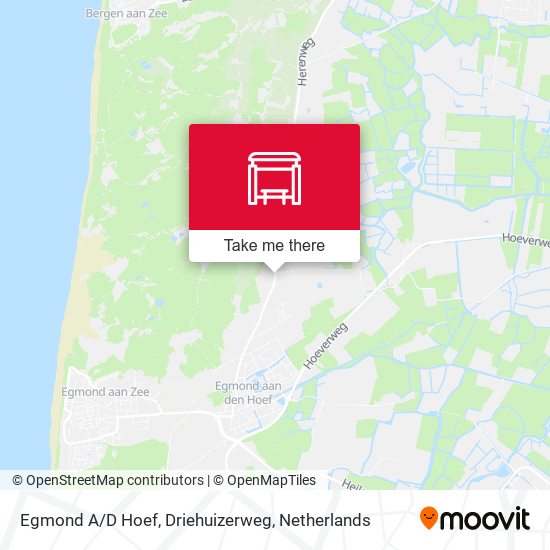 Egmond A/D Hoef, Driehuizerweg map