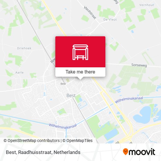 Best, Raadhuisstraat map