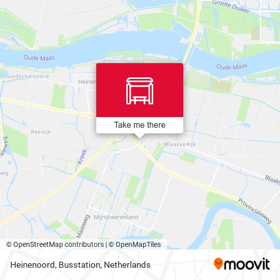 Heinenoord, Busstation map