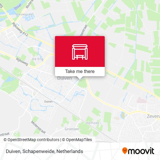Duiven, Schapenweide map