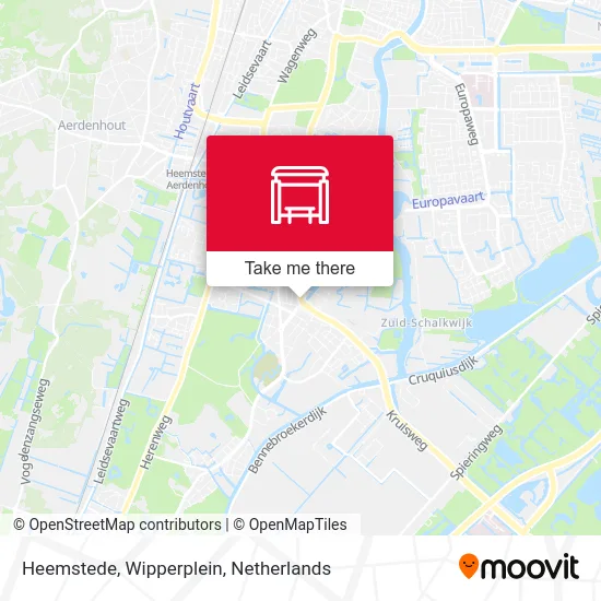 Heemstede, Wipperplein map