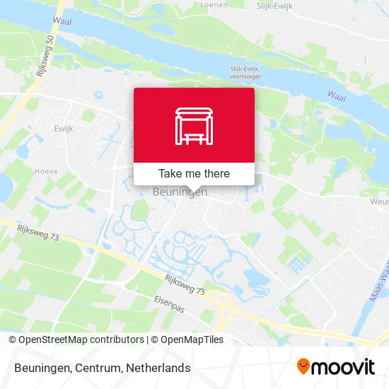 Beuningen, Centrum map