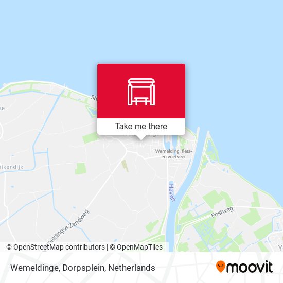 Wemeldinge, Dorpsplein map