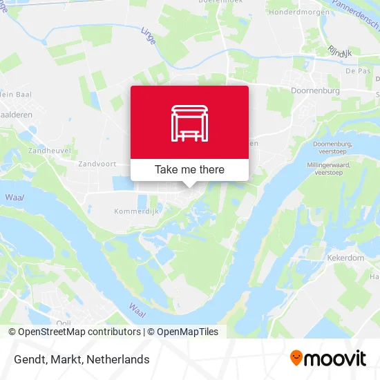 Gendt, Markt map