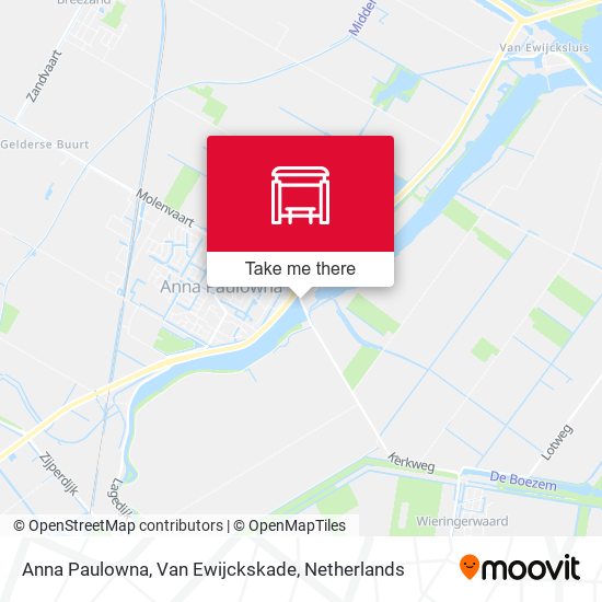 Anna Paulowna, Van Ewijckskade map