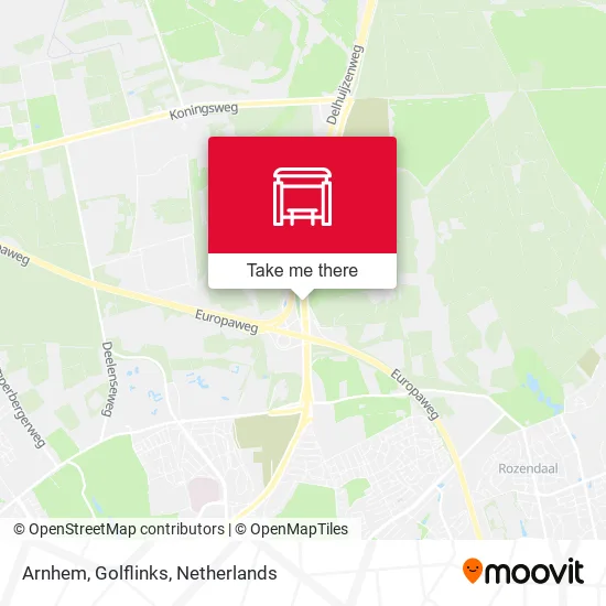 Arnhem, Golflinks map