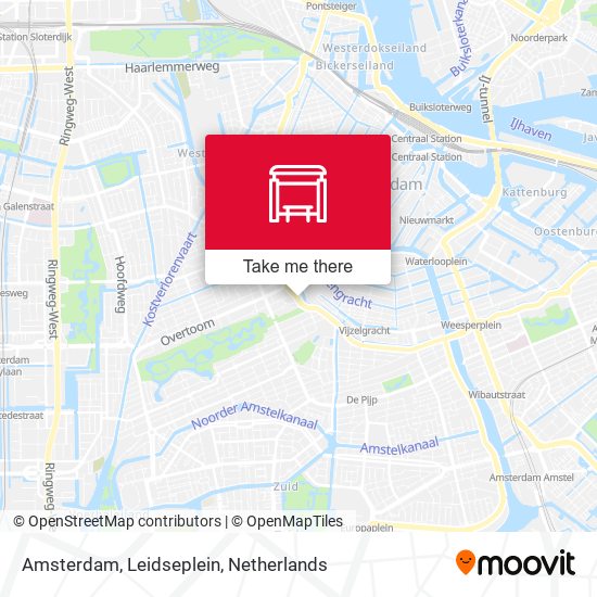 Amsterdam, Leidseplein map