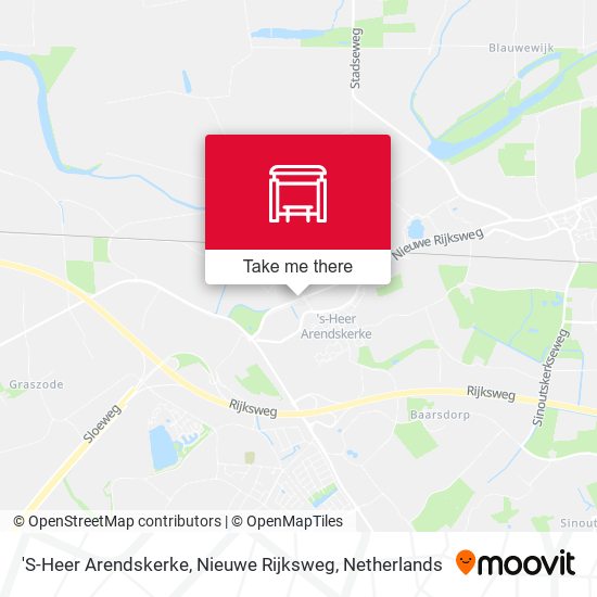 'S-Heer Arendskerke, Nieuwe Rijksweg map