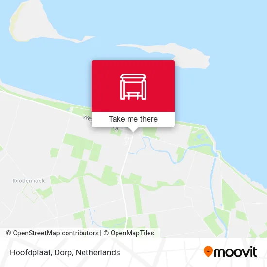 Hoofdplaat, Dorp Karte