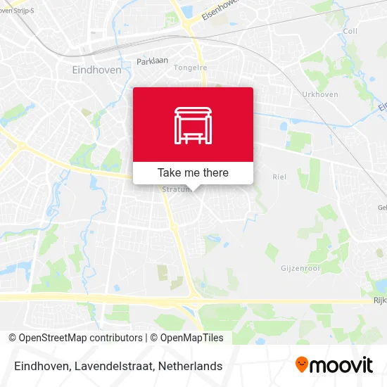 Eindhoven, Lavendelstraat map