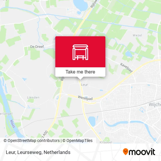 Leur, Leurseweg map
