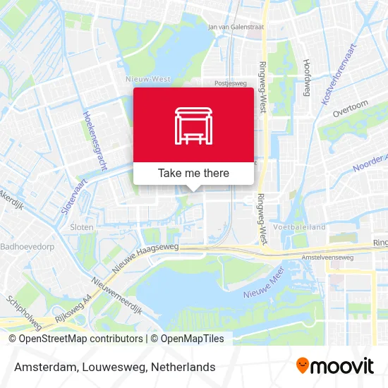 Amsterdam, Louwesweg map