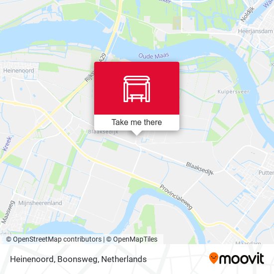 Heinenoord, Boonsweg map