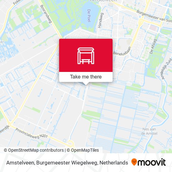 Amstelveen, Burgemeester Wiegelweg map