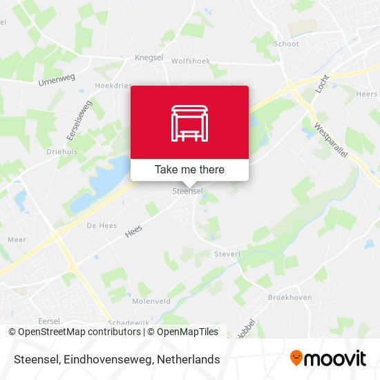 Steensel, Eindhovenseweg map