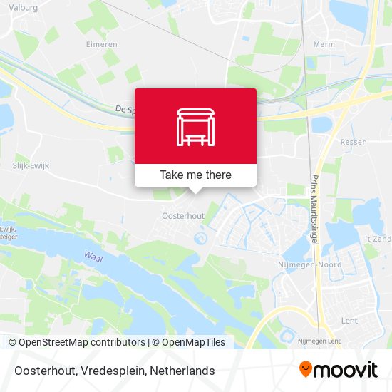 Oosterhout, Vredesplein map