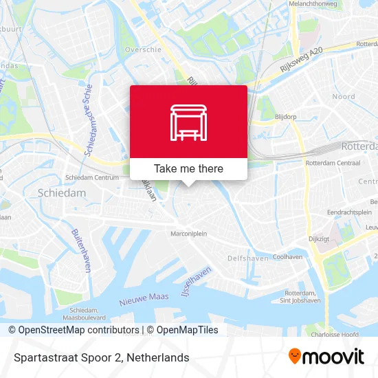 Spartastraat Spoor 2 map