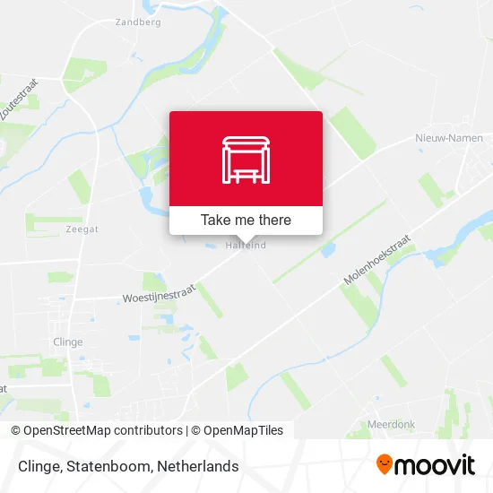 Clinge, Statenboom map