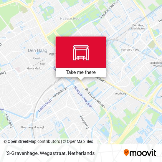 'S-Gravenhage, Wegastraat Karte
