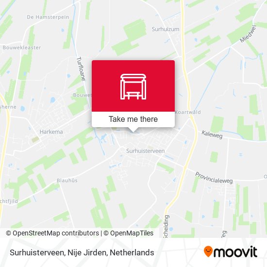 Surhuisterveen, Nije Jirden map