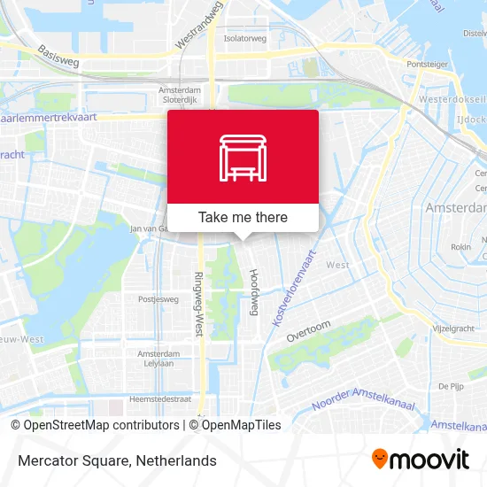 Mercatorplein map
