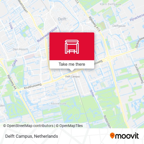 Delft Campus map