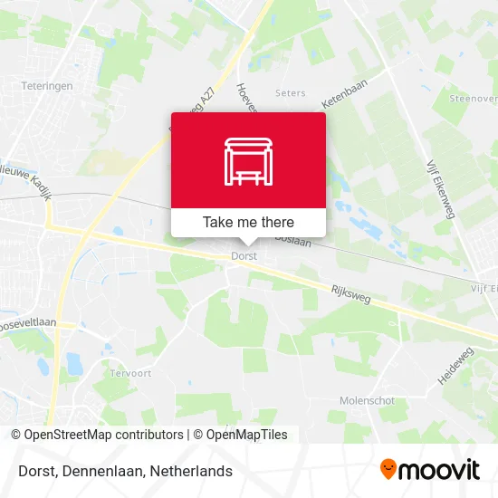 Dorst, Dennenlaan map